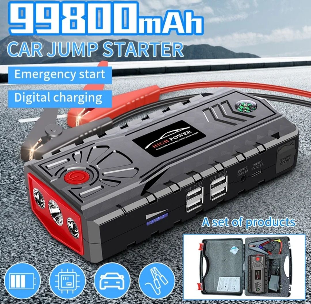 Jump starter powerbank 99900mAhh