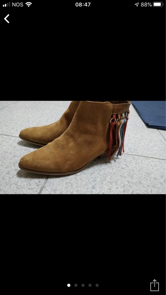 Botas pele Guess