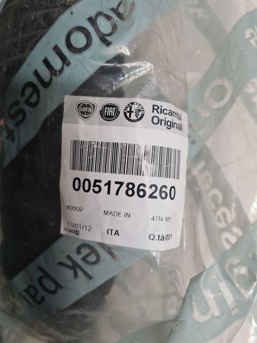 Rura przewód dolot Lancia Ypsilon 1.2 1.4 MPI NOWA OEM