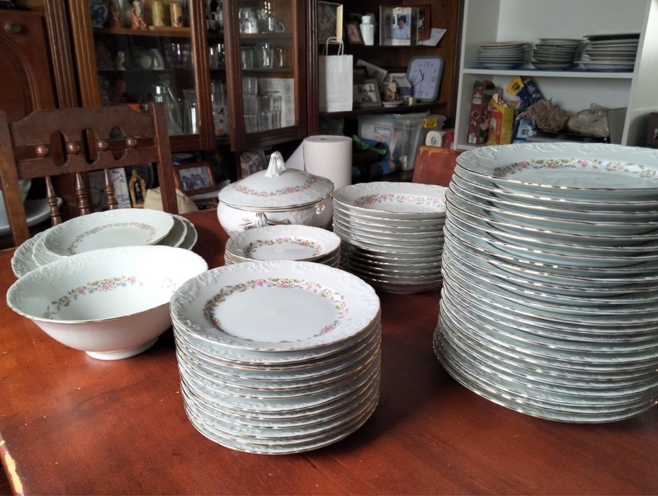 Conjunto de louça de Porcelana