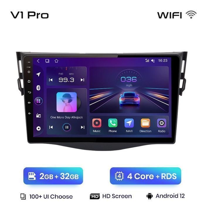 Radio nawigacja Toyota RAV 4 od 2007 - 2011 Android 2GB 32GB