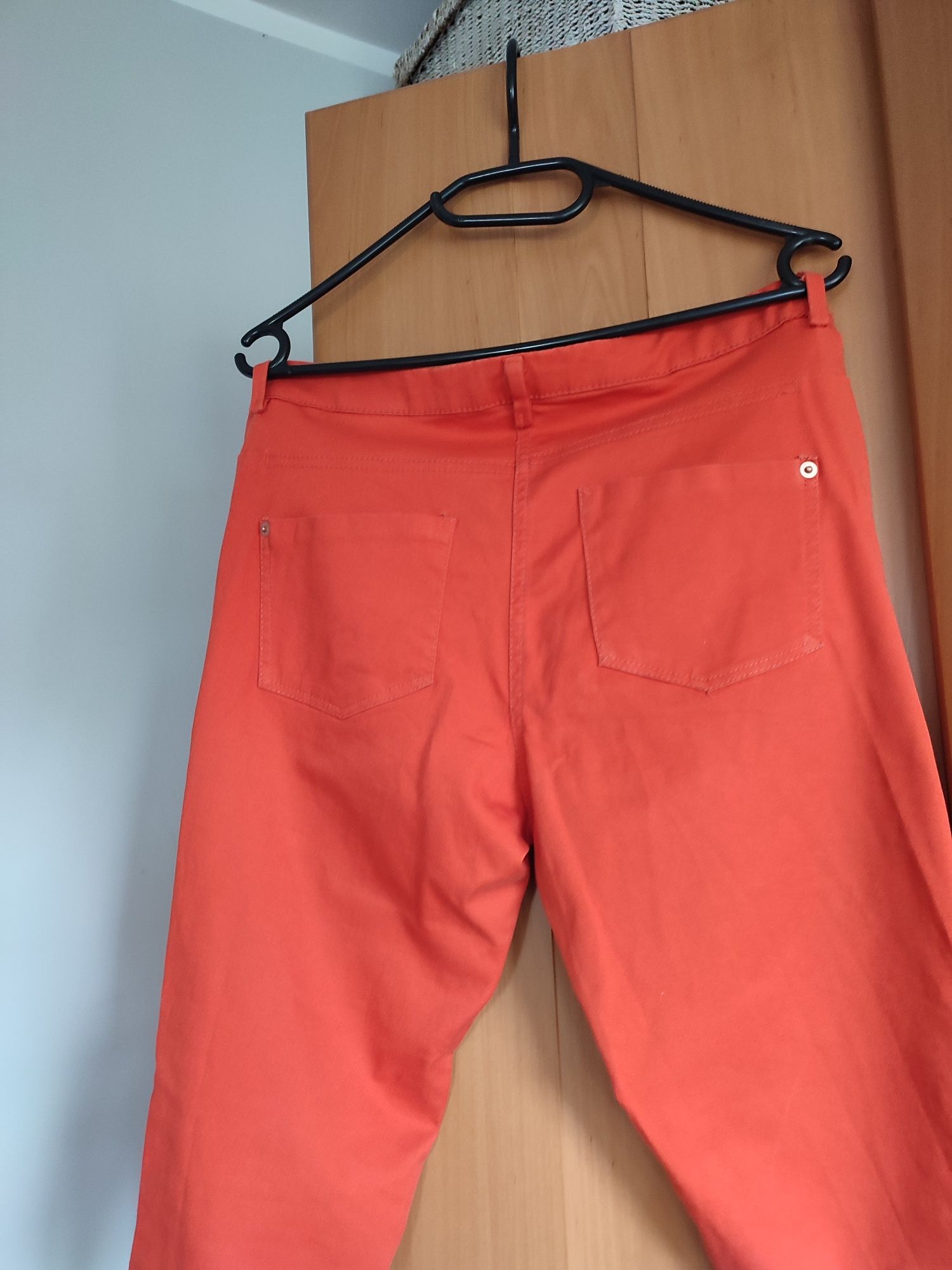 Spodnie z bawełny, H&M rozmiar 40