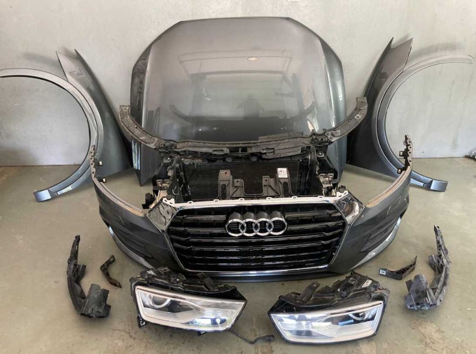 Комплект бампер капот крыла фара панель AUDI Q3 8U разборка шрот
