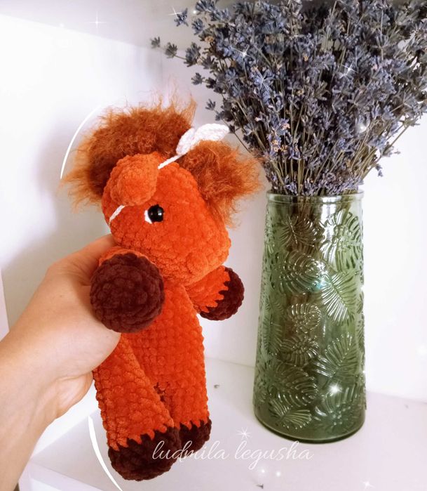 Коник-комфортер для дітей Лошадка іграшка ручна робота