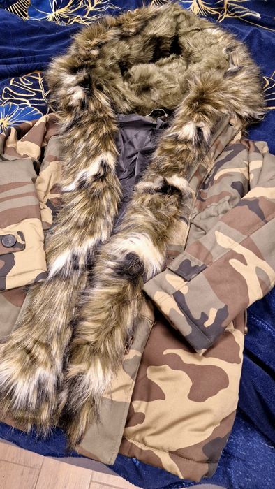 Kurtka Zimowa Parka Moro K.ZELL Futerko Jenot 40/L