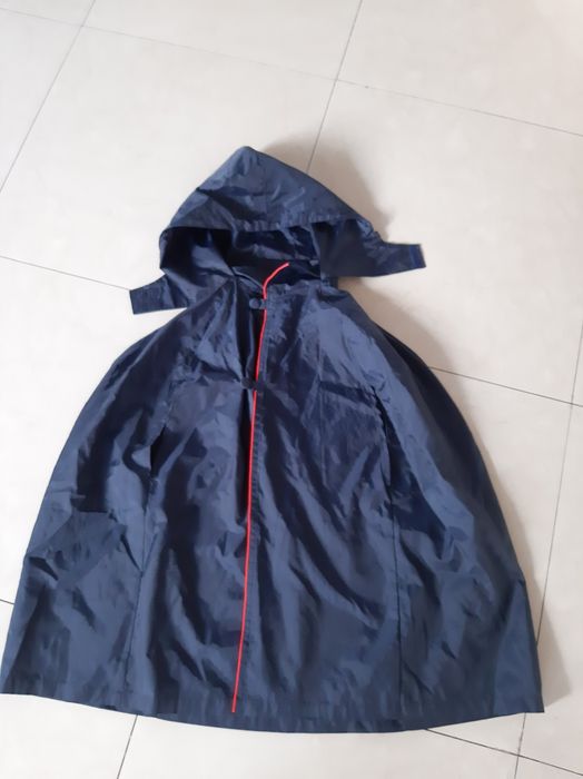 Женская накидка безрукавка с капишёном от дождя для прогулки р46 48 L