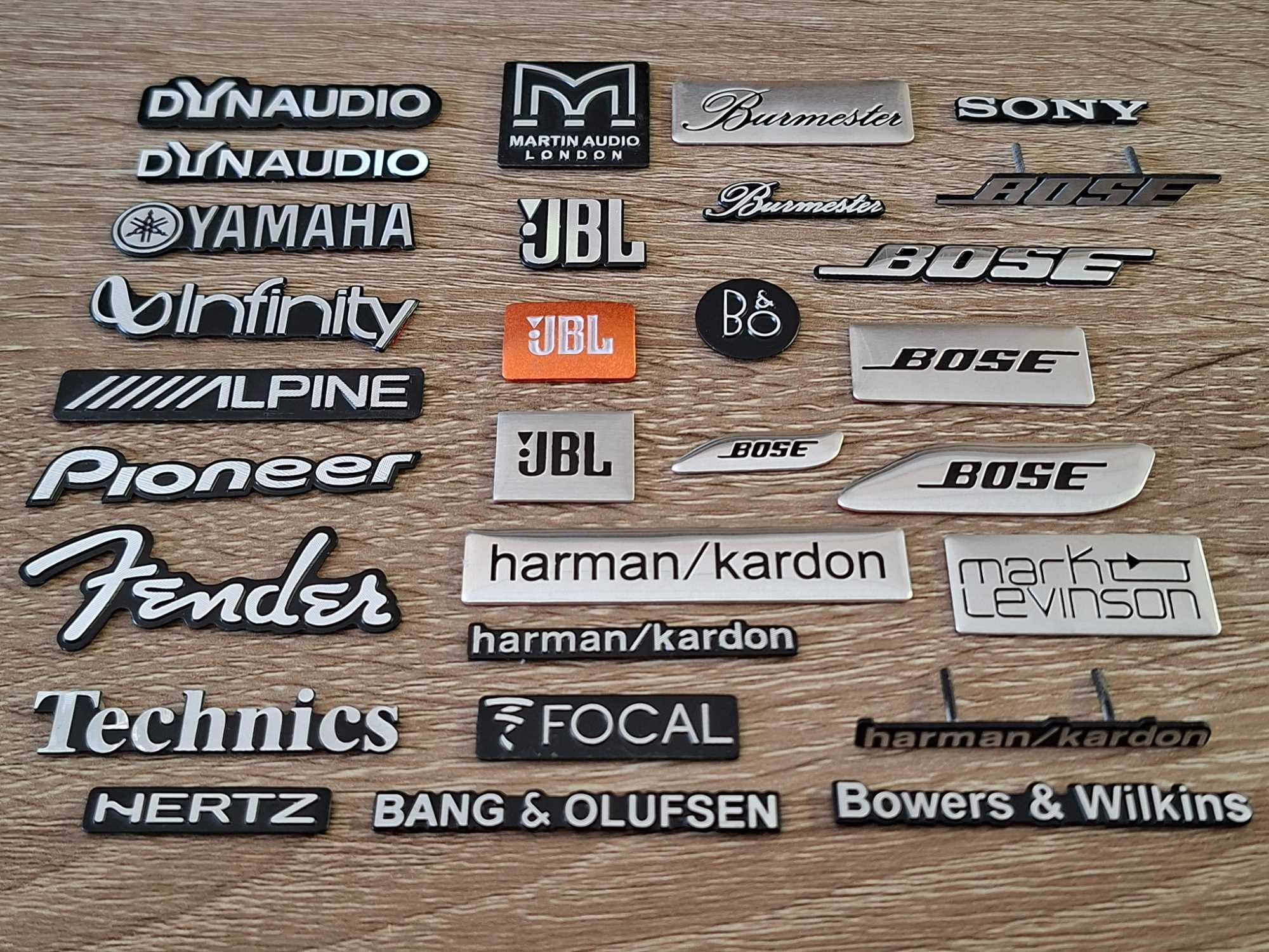 Емблема значок шильдик на сітку динаміка Harman/Kardon, Bose, JBL інші