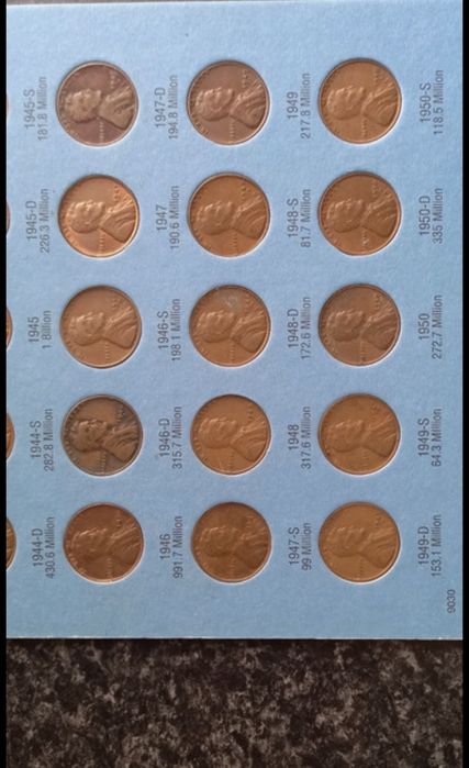 U.S.A lincoln pieces cents Album