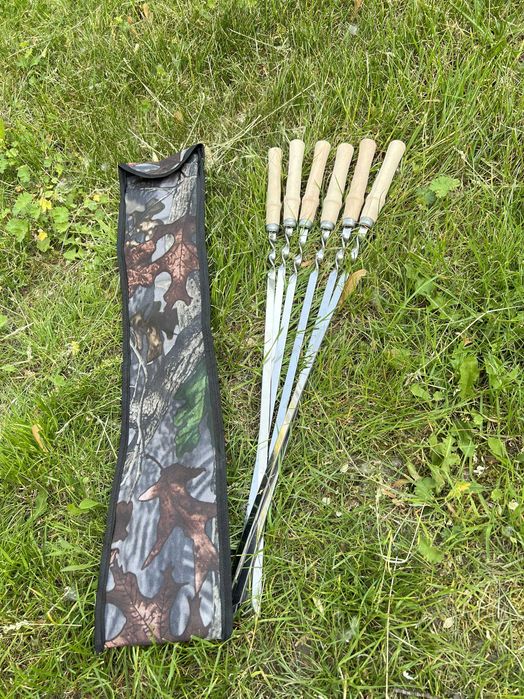 Mangal Gril składany Mangal walizka Szaszlyki na 6 szampurów мангал