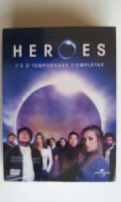 11 DVDs - HEROES - 1ª e 2ª Temporadas (Selado)