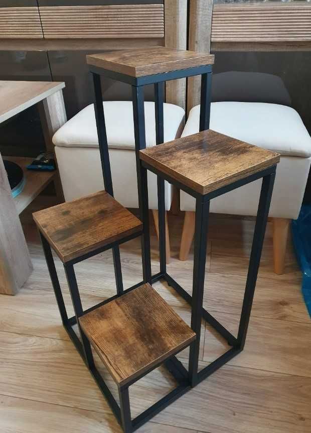Duży kwietnik pojemny na kwiaty rośliny loft industrialny 68 cm