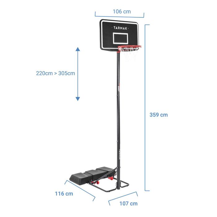 Tabela de Basquetebol B100 Preto