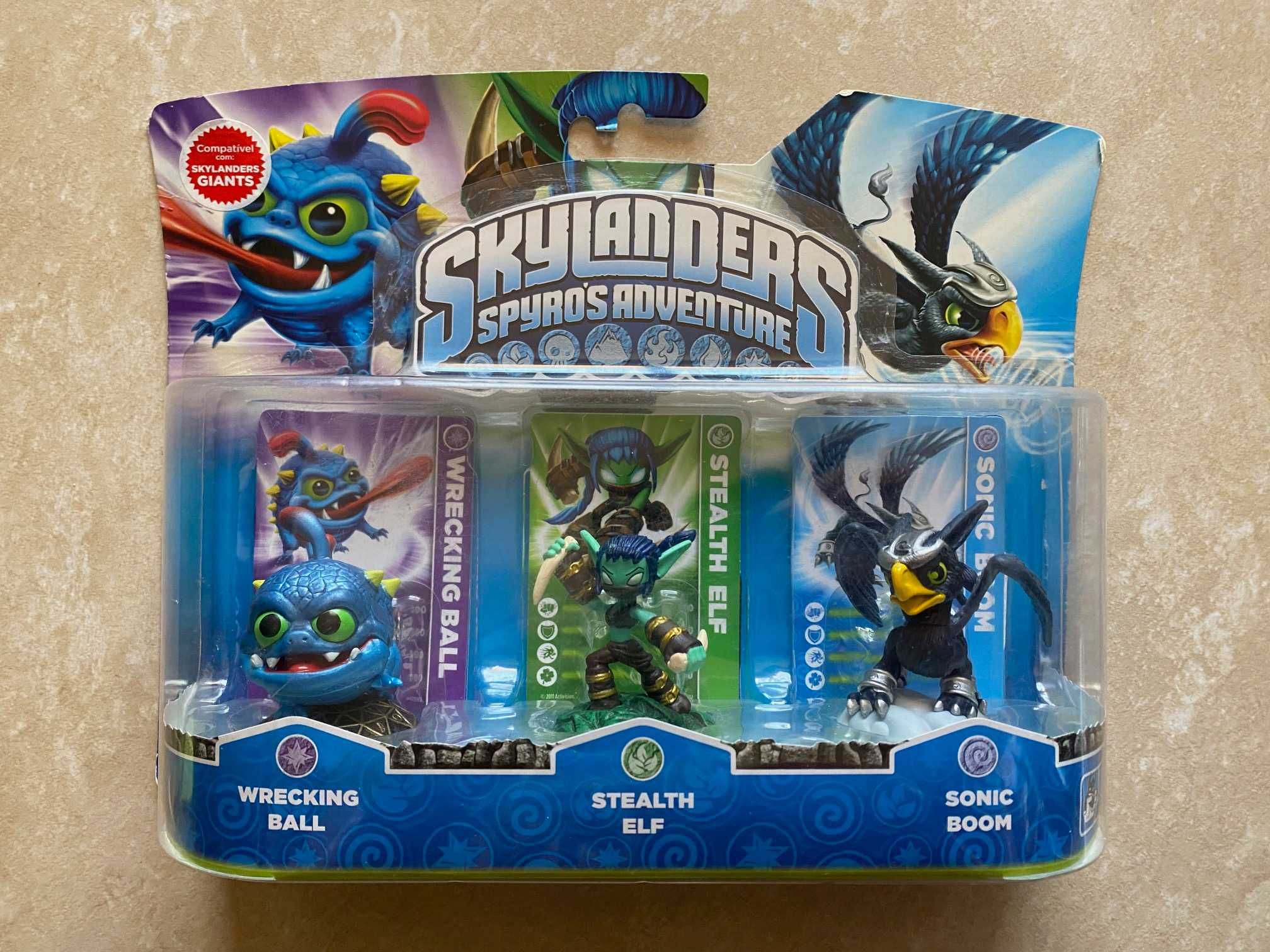 Skylanders Spyro´s Adventures e Giants Packs Triplos Novos Selados