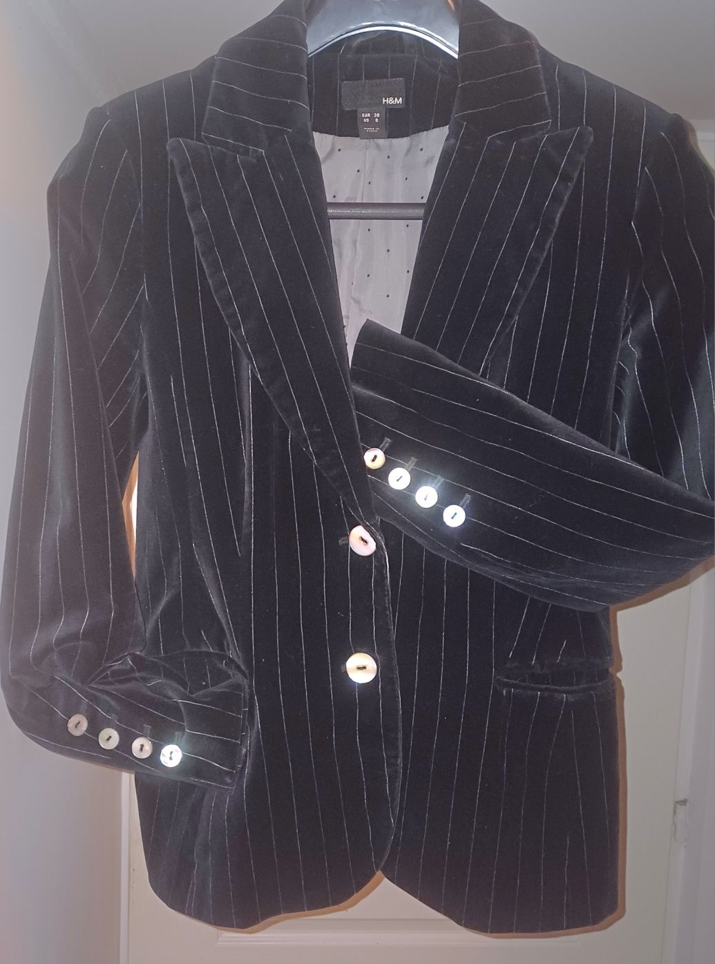 H&M marynarka z aksamitu