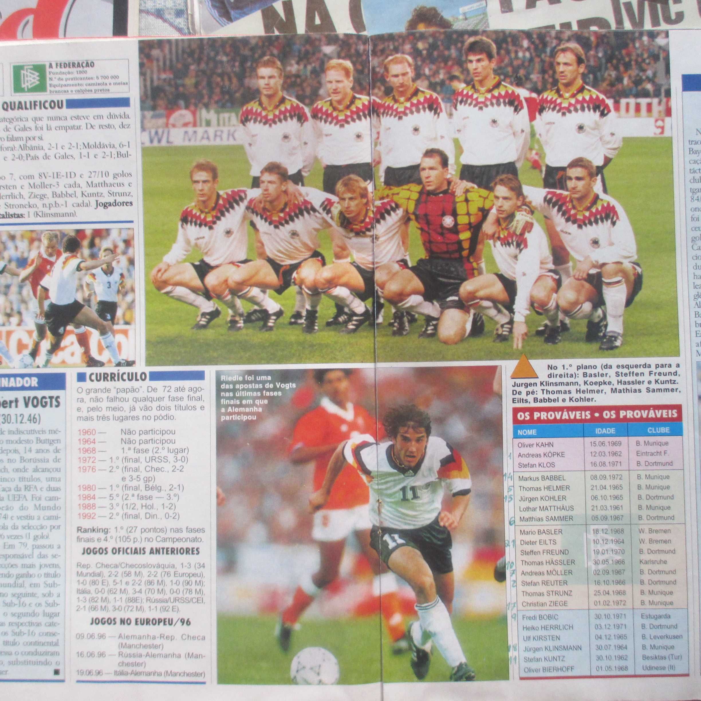 Revista TV Guia Euro 96