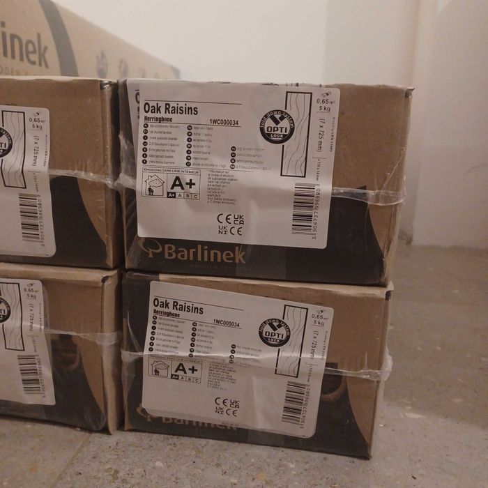 Barlinek Dąb Raisins Jodła klasyczna 6,5 m2 + klej Mapei