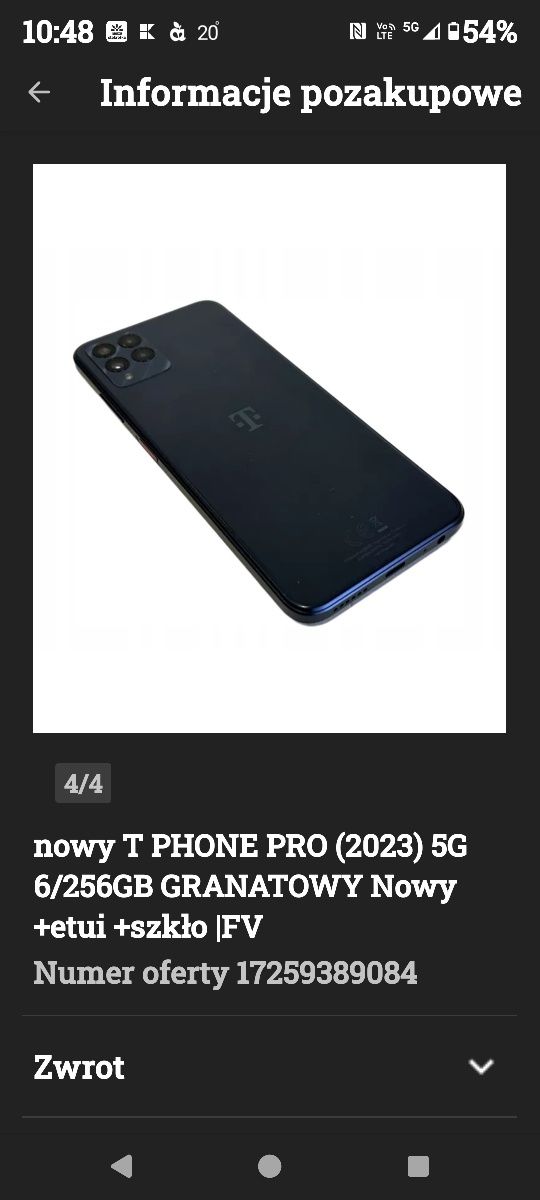 Smarfon T- phone Pro 2023