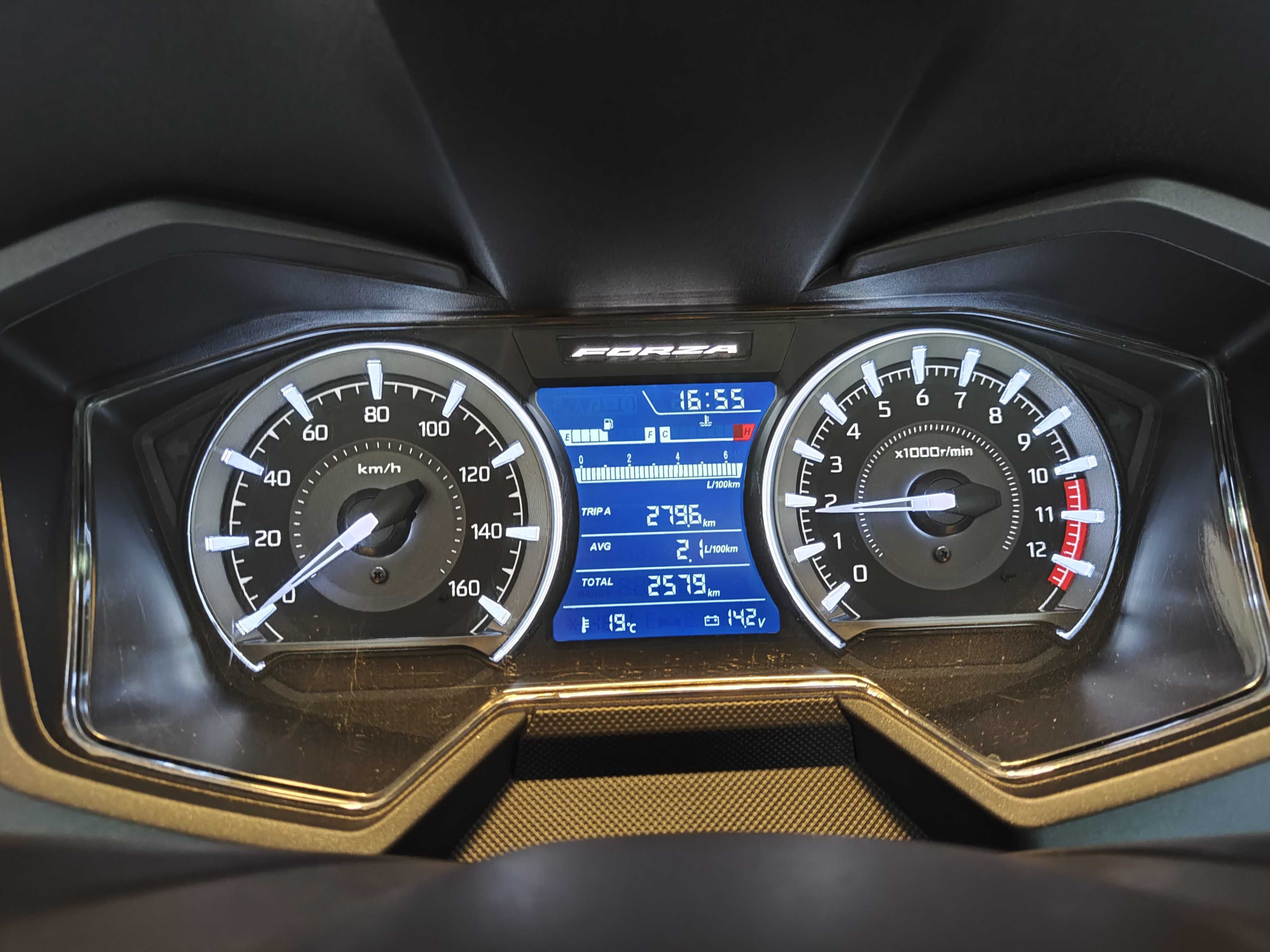 Honda Forza 125 PEARL FALCON GREY ,model 2023, 2579 km, FV VAT 23%