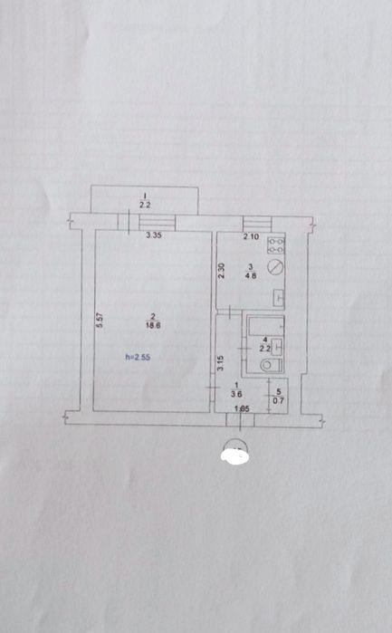 Продам 1 кімн квартиру в Центрі Бердичева.