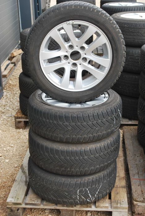 Koła 205/55 R16 5x120 Alufelgi + opony zimowe BMW E46 E90 E91 E87 F20