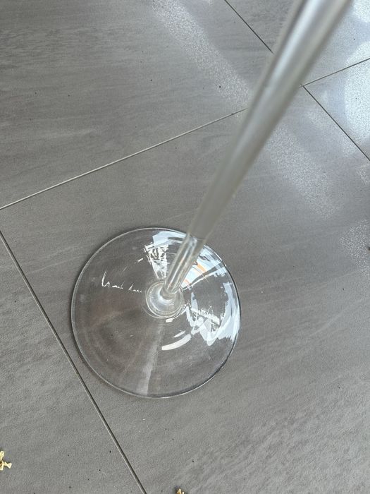 Kielich ozdobny szklany