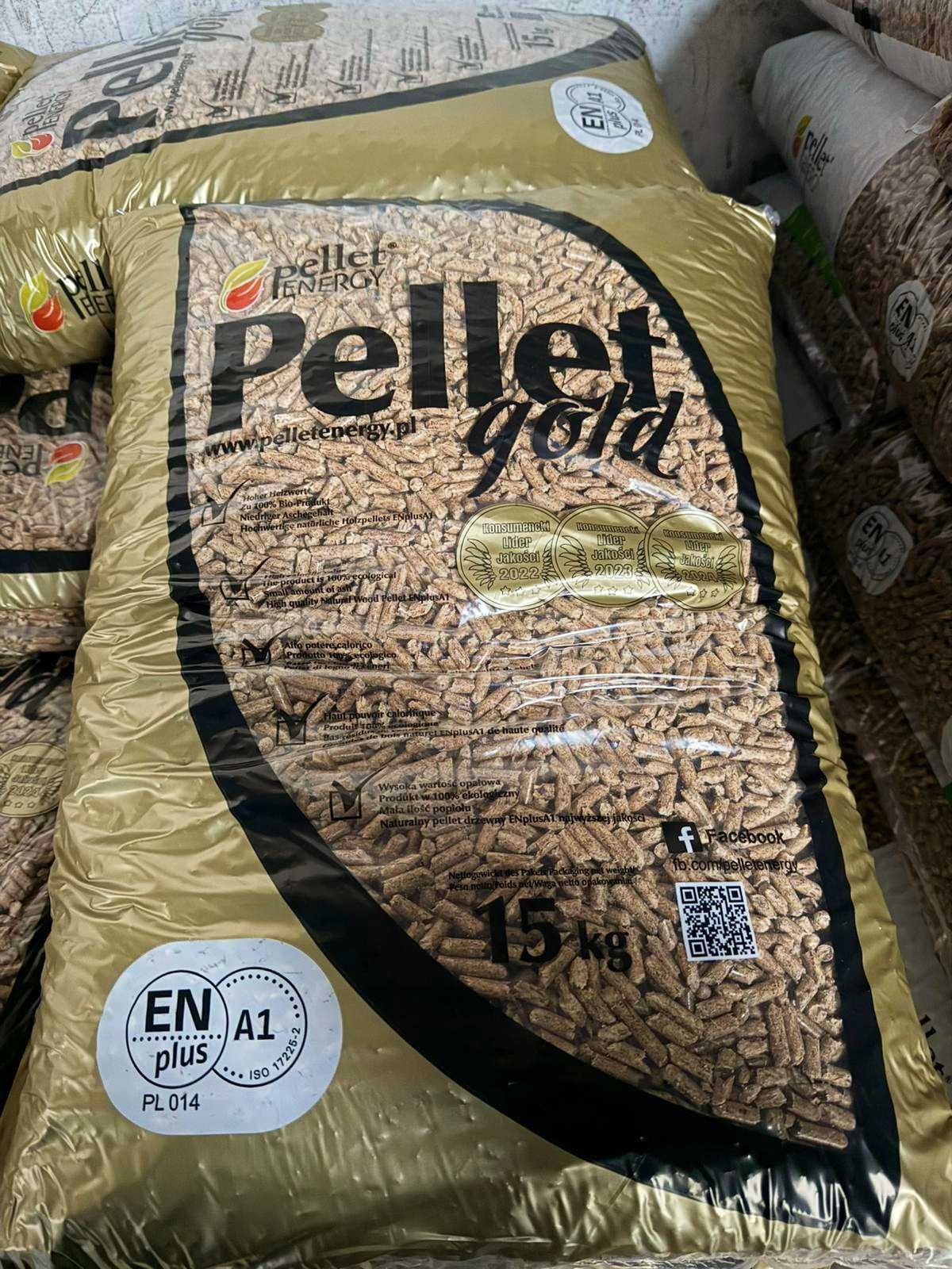 Pellet GOLD Energy A1 czysta trocin Koźmin i okolice z dostawą