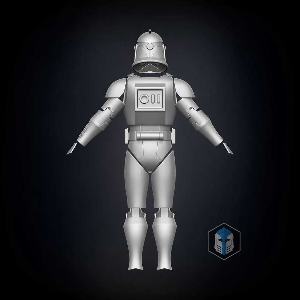 Zbroja Clone Trooper Phase 1 Animated - Gwiezdne Wojny, Legion 501st