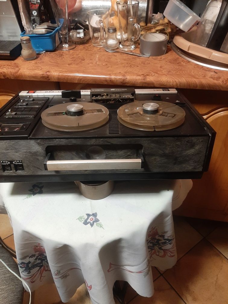 Magnetofon szpulowy Unitra ZRK m 1417 s Uwertura