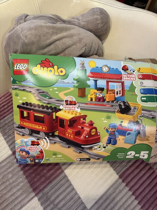 Конструктор Lego 10874 поїзд , музика , світло