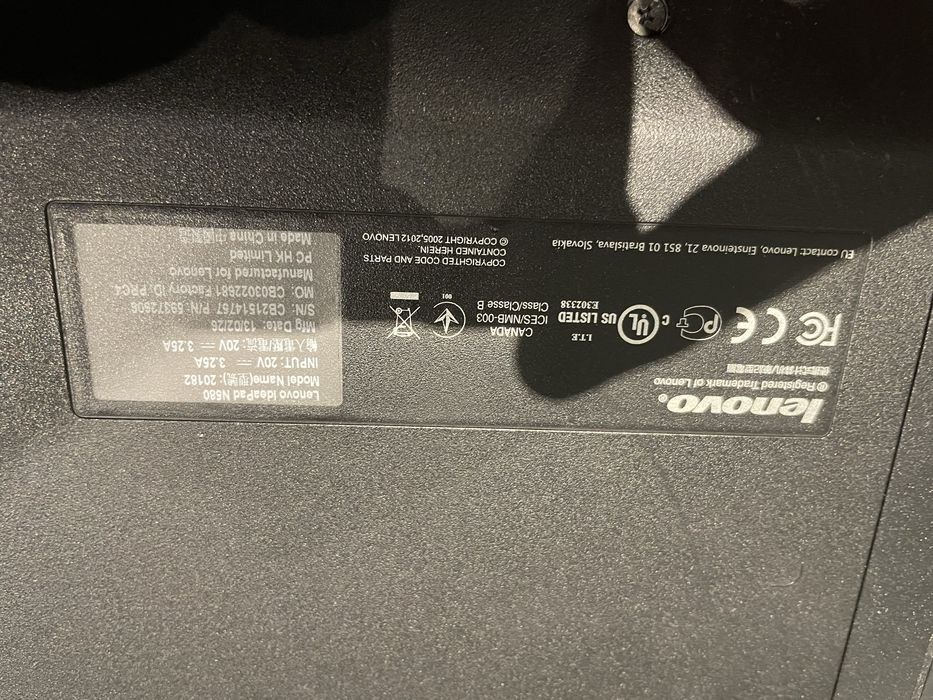 Обмні ноутбук Lenovo IdeaPad N580