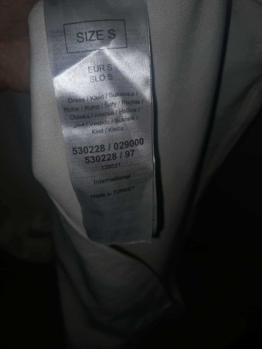 Kremowa bazowa sukienka/ halka Orsay rozmiar S