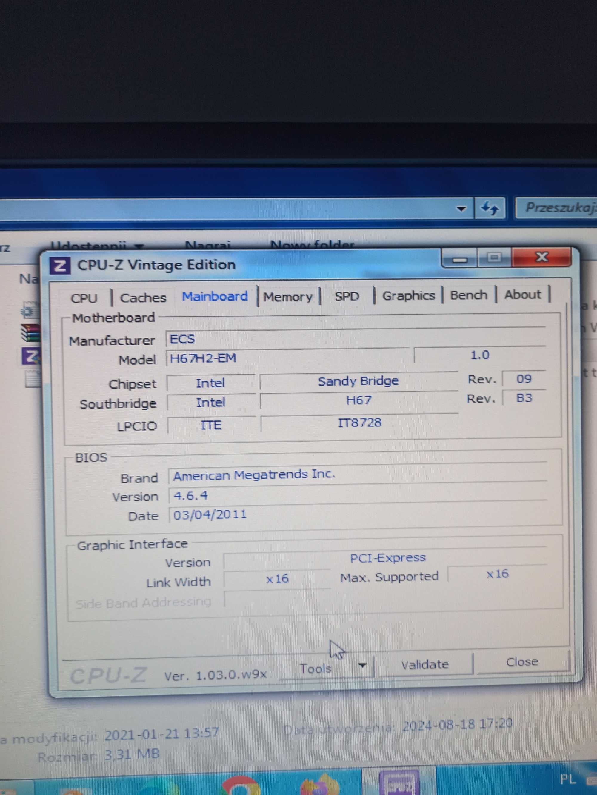 Sprawny komputer: Intel i7-2600 4x3,4GHz/ram8/ssd240+hdd240