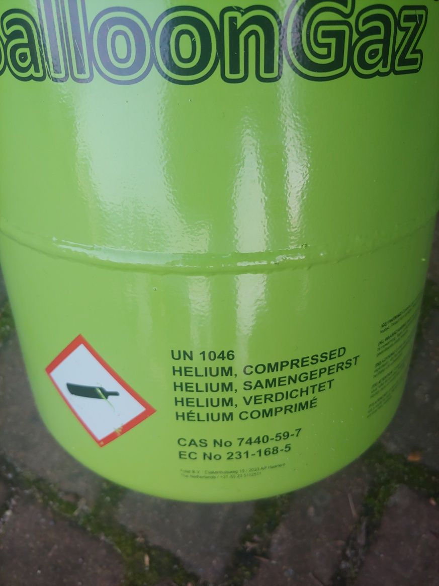 Helium butla gazowa 2.1 KG BalloonGaz