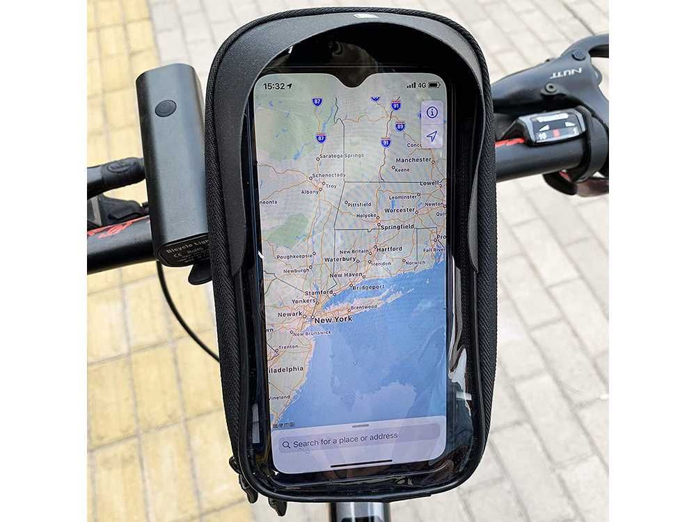 NOWE Sakwa usztywniana torba rowerowa etui na telefon kierownicę rower