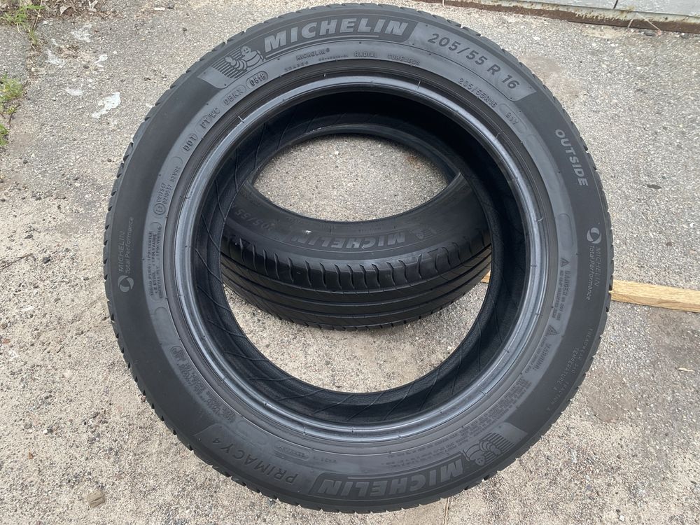 205/55 r16 пара літніх шин Michelin Primacy 4