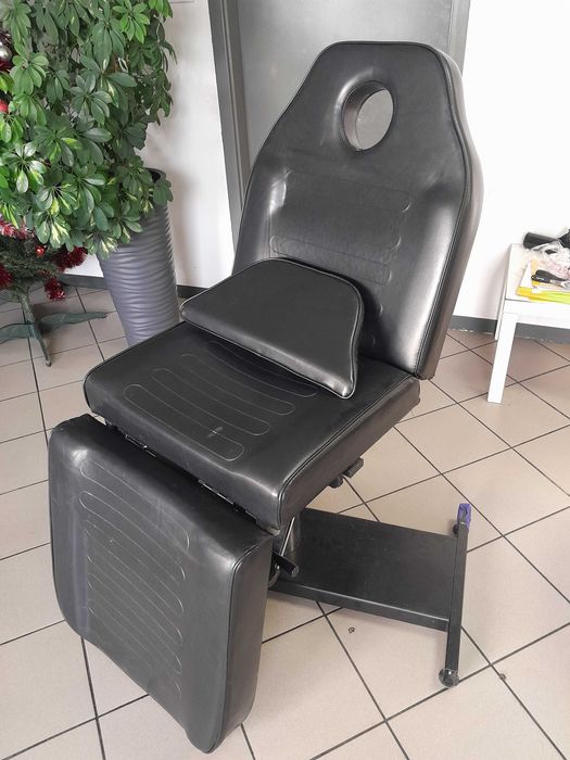 Fotel Kosmetyczny Hydrauliczny Czarny