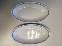 Dwa półmiski porcelana Korea