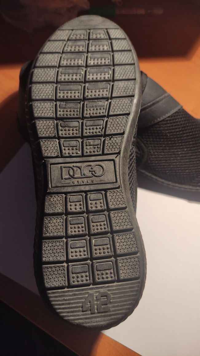 Мокасини чоловічі Dago Style чорні 42р (27,5 см), як нові!!