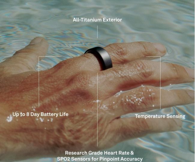 Розумне кільце Oura Ring 4 Silver (Size 6)