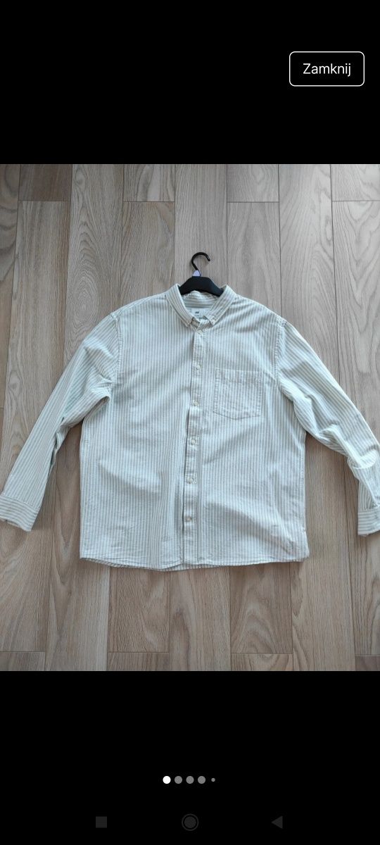 Koszula męska H&M xxl bawełna