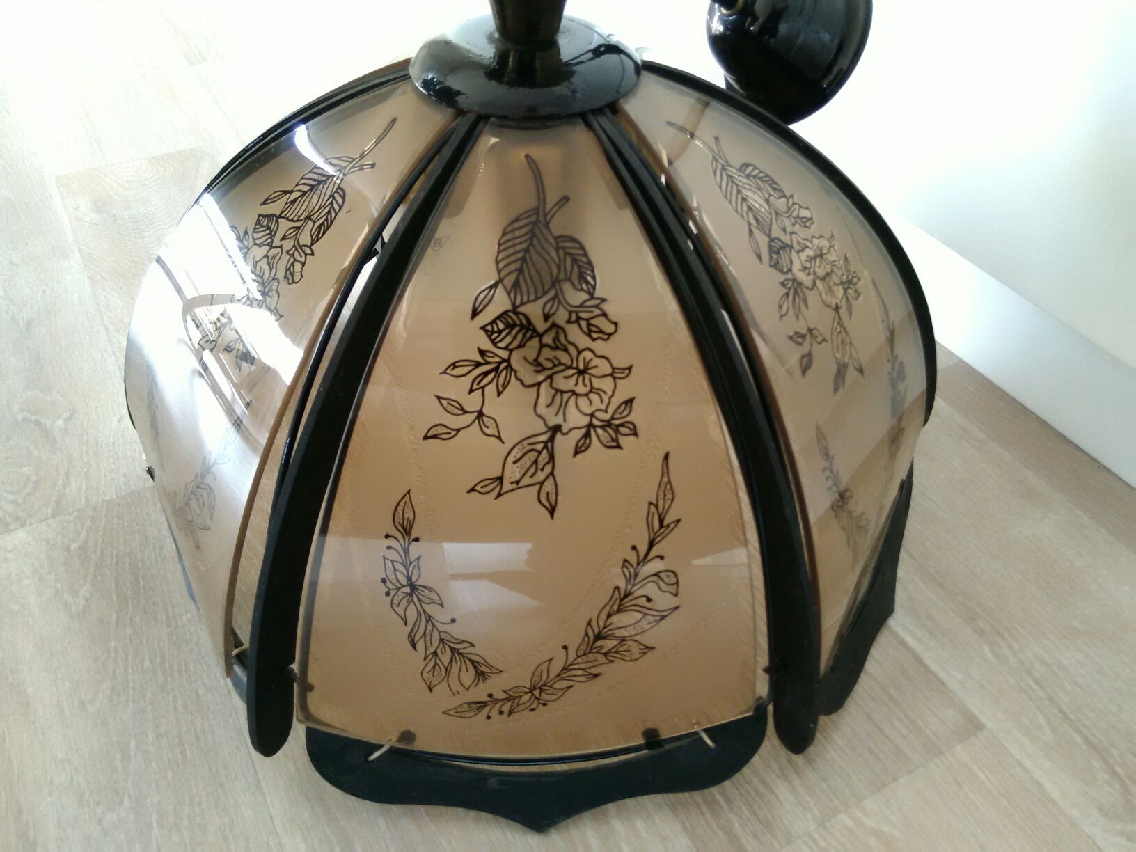 stara Polska lampa PRL żyrandol wyrób lamp retro vintage loft design