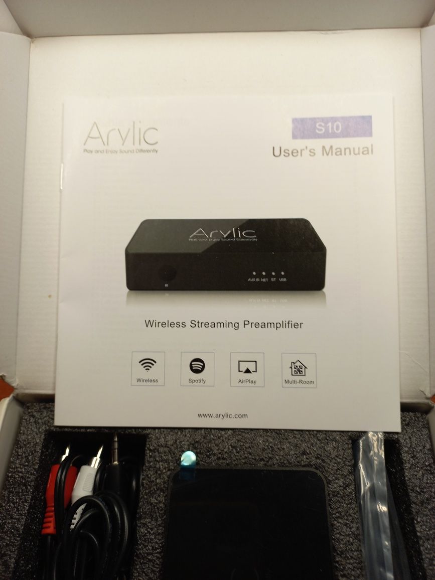 Сетевой предусилитель проигрыватель стример Arylic s10