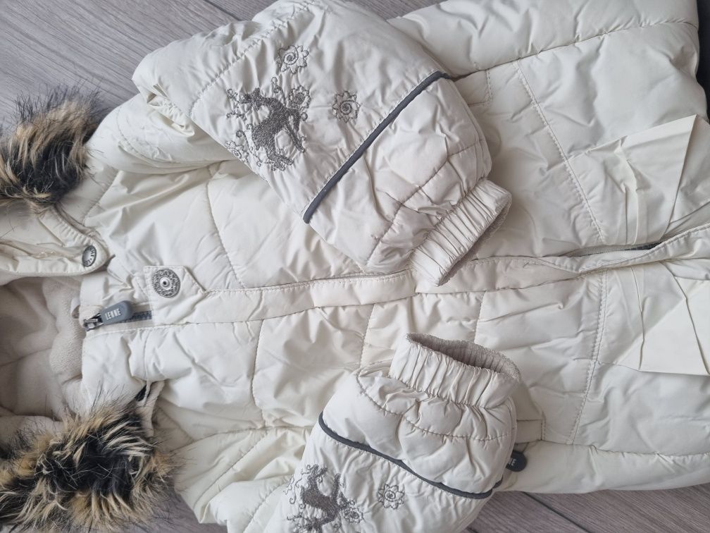 Комбінезон Lenne, комбинизон hm, куртка Zara, пальто, комбінезон зима