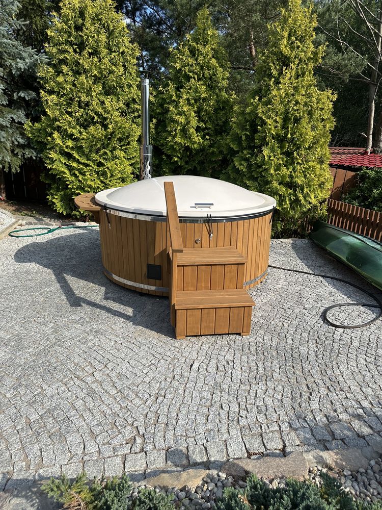 Producent Ełk Jacuzzi Balia Ogrodowa Spa Basen Sauna Mazury Domek