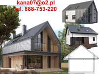 domy 70m2 szkieletowe drewniane bez pozwolenia