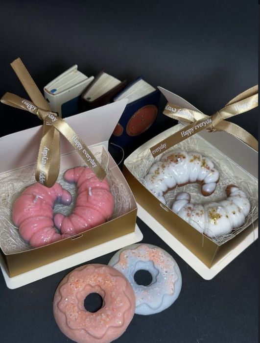 Подарункові аромасвічки «Круасан»