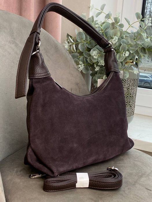 Сумка замшева жіноча