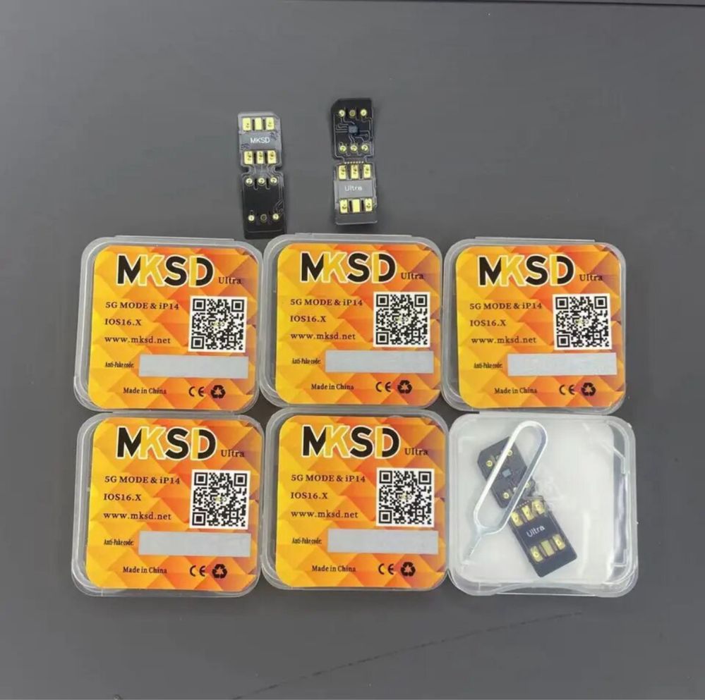 Чип рсим для SIM-карты MKSD Ultra для iPhone r-sim ape heicard