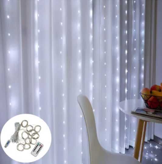 Гірлянда. Герлянда штора  3м×3м. Світло. Прикраси