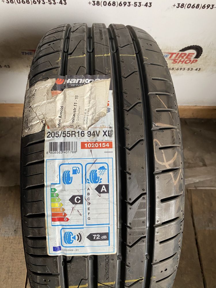1шт 205/55R16 Hankook Ventus Prime 3 94V XL